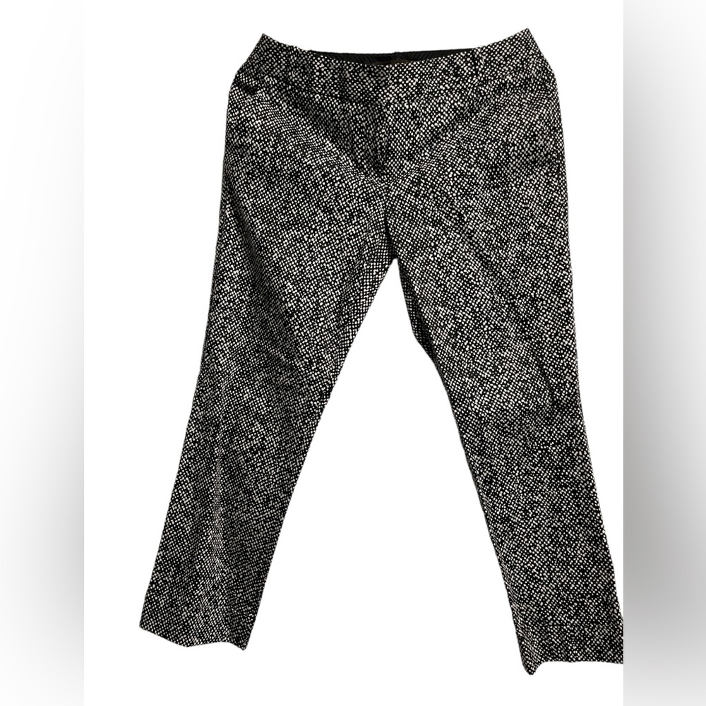 The Limited Drew Fit slim ankle cropped pants -Black & White